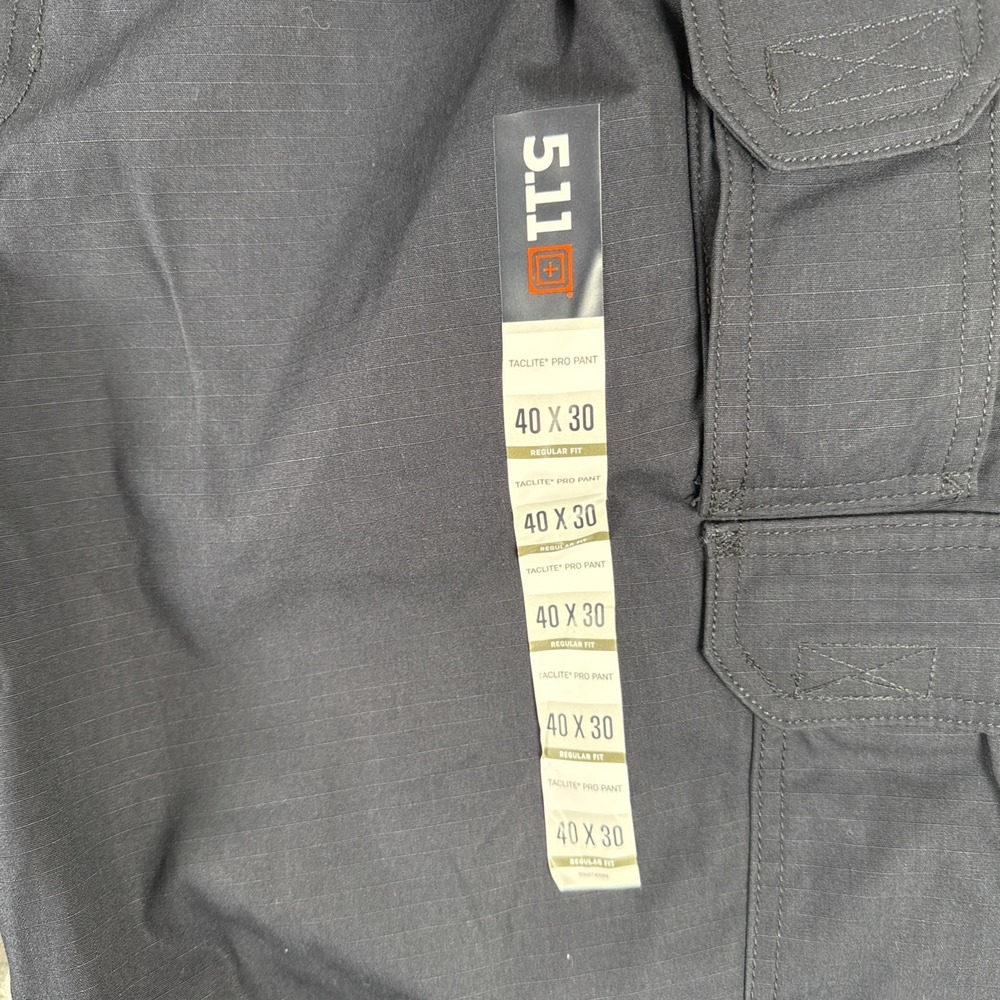 5.11 Tactical Taclite Pro Pants Mens 40x30 Dark Navy Cargo Relaxed Ripstop NEW - Picture 3 of 9